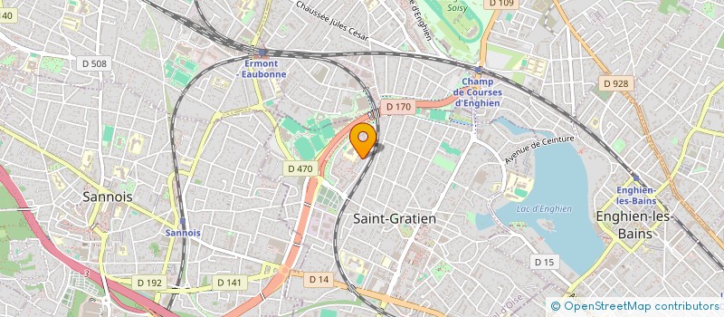 localisation de l'entreprise MADAME BHAVANABEN VAGHELA  SAINT-GRATIEN