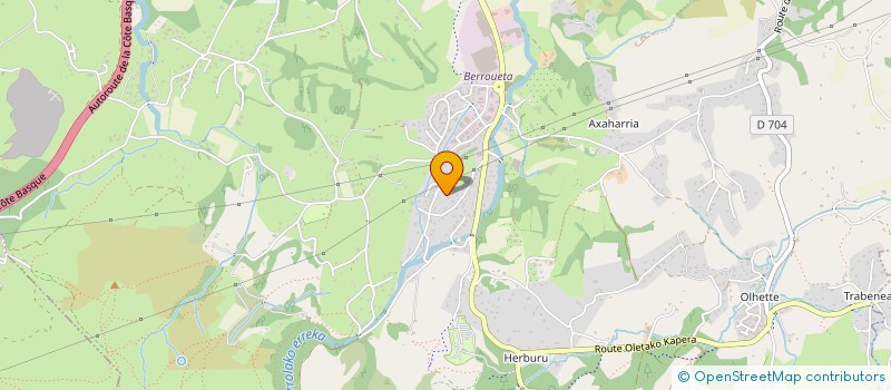 localisation de l'entreprise MADAME BHAVINI ALGARRA  URRUGNE