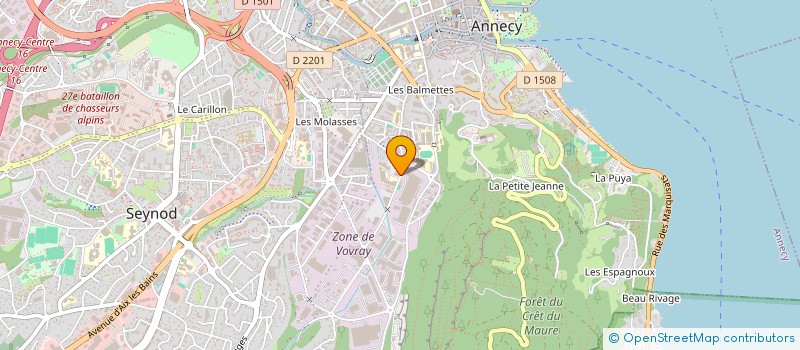 localisation de l'entreprise MADAME BHAVNA AGNIHOTRI à ANNECY