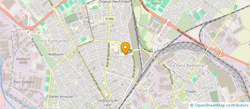 localisation de l'entreprise MADAME BIANCA BAFAU  REIMS