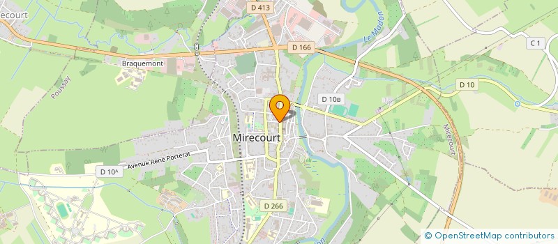 localisation de l'entreprise MADAME BIANCA CARAMALAU  MIRECOURT