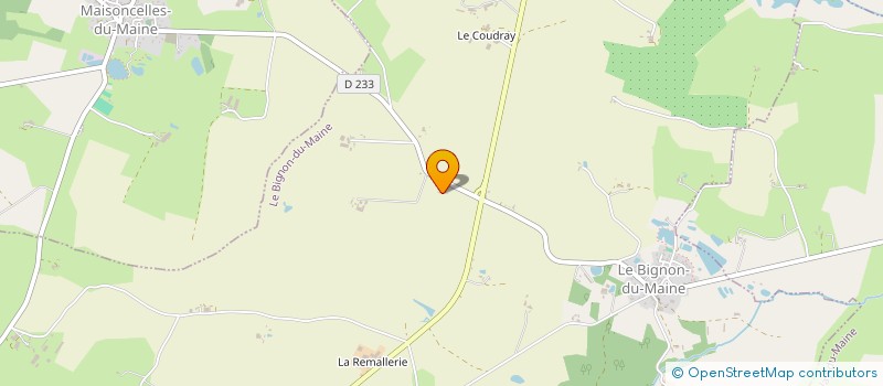 localisation de l'entreprise MADAME BIANCA CERRI  LE BIGNON-DU-MAINE