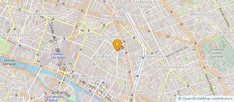 localisation de l'entreprise MADAME BIANCA D'IPPOLITO à PARIS