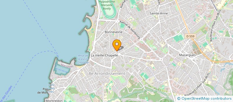 localisation de l'entreprise MADAME BIANCA DE RAUGLAUDRE à MARSEILLE