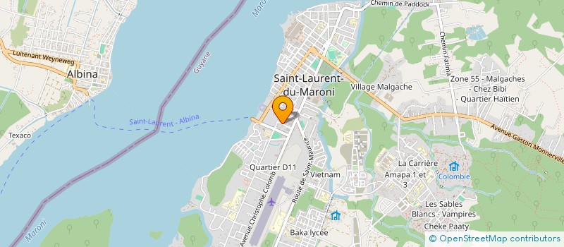 localisation de l'entreprise MADAME BIANCA DIKAN à SAINT-LAURENT-DU-MARONI