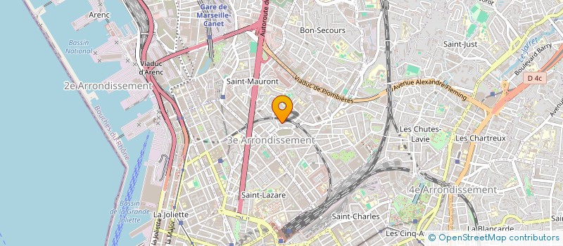 localisation de l'entreprise MADAME BIANCA GHEORGHITA à MARSEILLE