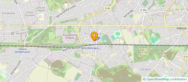 localisation de l'entreprise MADAME BIANCA GIULIANI à BILLY-MONTIGNY
