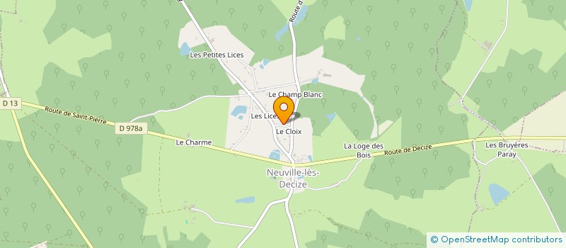 localisation de l'entreprise MADAME BIANCA JONG  SOUGY-SUR-LOIRE