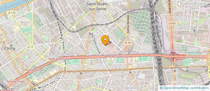 localisation de l'entreprise MADAME BIANCA LE ROY à SAINT-OUEN-SUR-SEINE