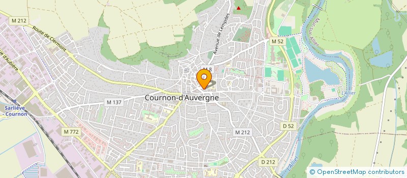 localisation de l'entreprise MADAME BIANCA-MADALINA BALDOVIN  COURNON-D'AUVERGNE