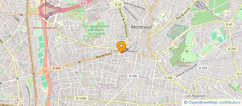 localisation de l'entreprise MADAME BIANCA MANTERO à MONTREUIL