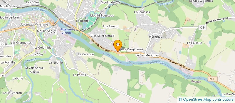 localisation de l'entreprise MADAME BIANCA POP  AIXE-SUR-VIENNE