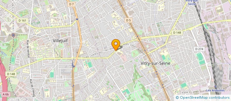 localisation de l'entreprise MADAME BIANCA RADU à VITRY-SUR-SEINE