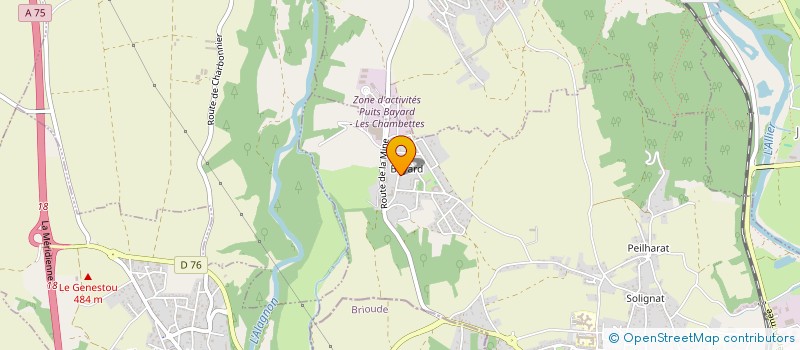 localisation de l'entreprise MADAME BIANCA ROBERT  BRASSAC-LES-MINES