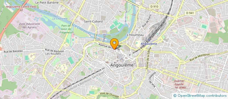localisation de l'entreprise MADAME BIANCA TUFIS à ANGOULEME