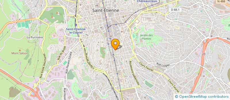 localisation de l'entreprise MADAME BIANCA YOONG à SAINT-ETIENNE