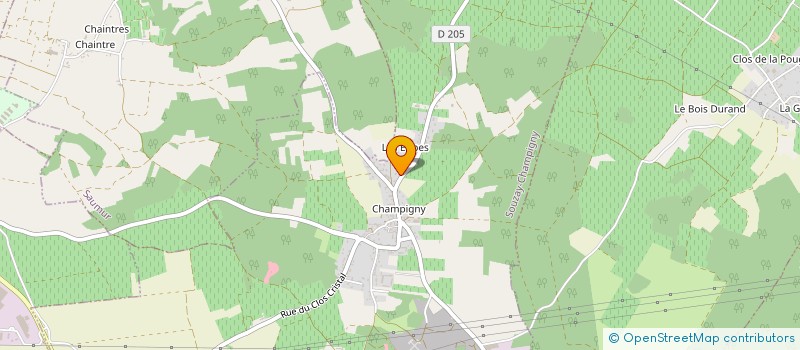 localisation de l'entreprise MADAME BIBATA ADAMOU ABDOU  SOUZAY-CHAMPIGNY