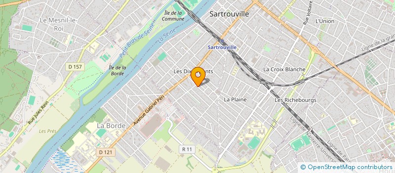 localisation de l'entreprise MADAME BIBI BEEHARRY  SARTROUVILLE