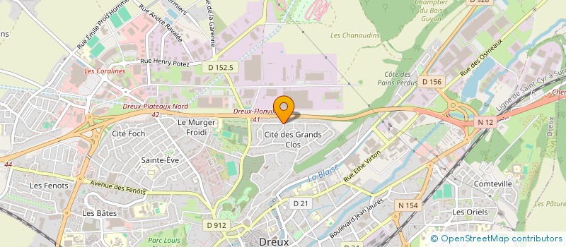 localisation de l'entreprise MADAME BIBI FARZANA à DREUX