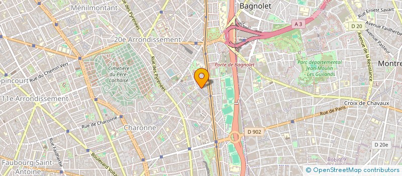 localisation de l'entreprise MADAME BIBI GOOLAM HOSSEN  PARIS