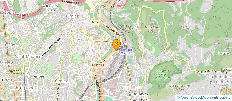 localisation de l'entreprise MADAME BIBI INCHAT MOHAMED ELANRIF à NICE