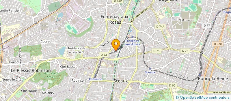 localisation de l'entreprise MADAME BIBI MOHAMED à FONTENAY-AUX-ROSES