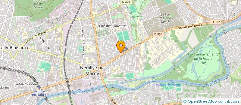 localisation de l'entreprise MADAME BIBI MUNGROO à NEUILLY-SUR-MARNE