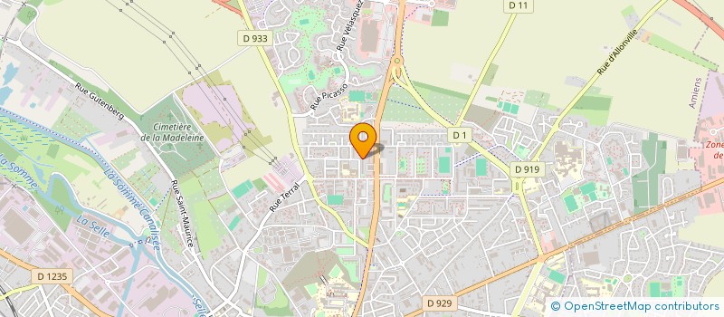 localisation de l'entreprise MADAME BIBI SAHIBZADAH à AMIENS