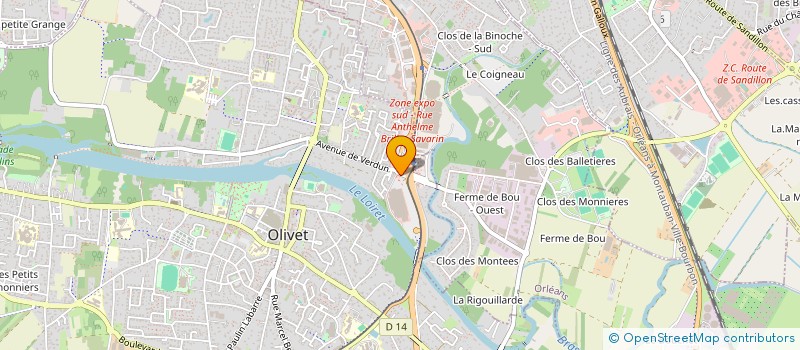 localisation de l'entreprise MADAME BIBI SEDIQI à OLIVET