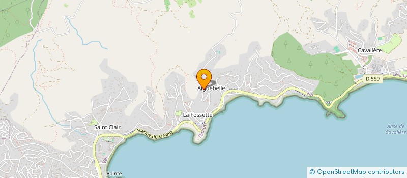 localisation de l'entreprise MADAME BIBIANA KUGEL à LE LAVANDOU