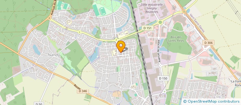 localisation de l'entreprise MADAME BIBICHE KANINDA LUMU  SAVIGNY-LE-TEMPLE