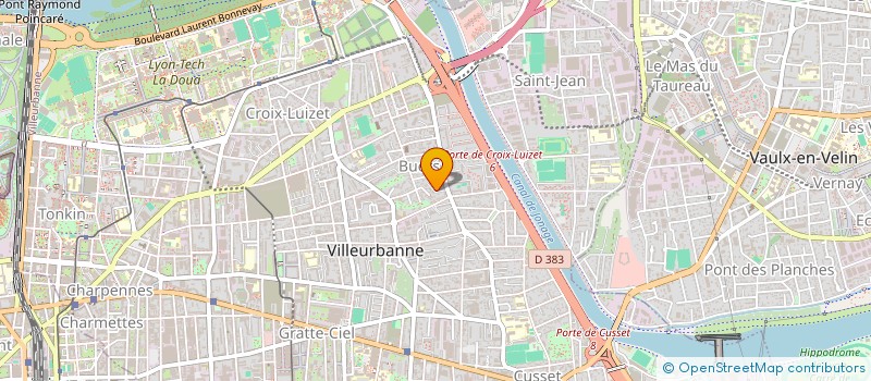 localisation de l'entreprise MADAME BICH-LIEN PHAN  VILLEURBANNE