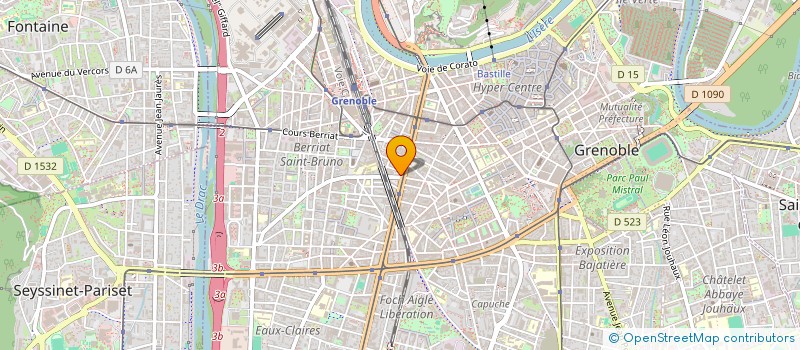 localisation de l'entreprise MADAME BIENVENUE GOMIS à GRENOBLE