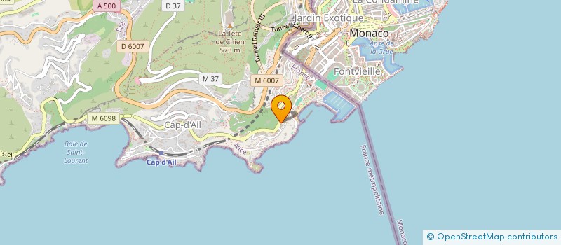 localisation de l'entreprise MADAME BIETRY SOTIROVSKA  CAP-D'AIL