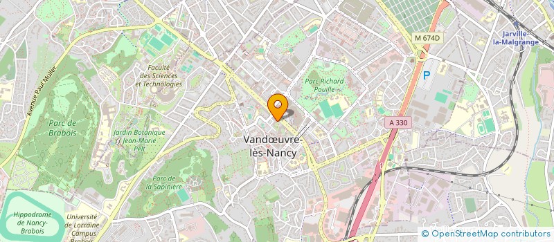 localisation de l'entreprise MADAME BIGNON KAKANAKOU  VANDUVRE-LES-NANCY