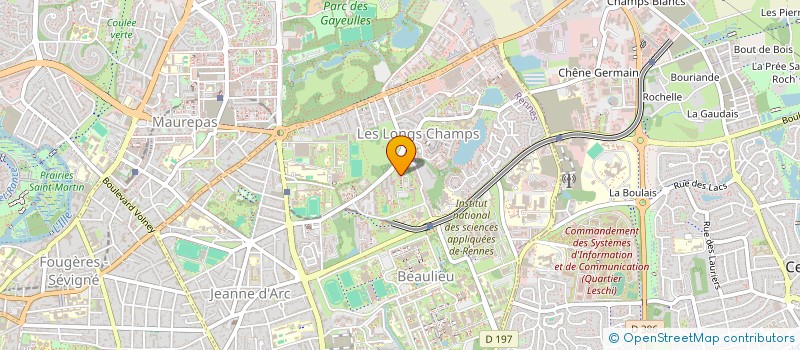 localisation de l'entreprise MADAME BIGNON LOKONON  RENNES