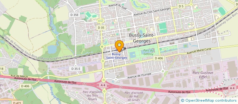 localisation de l'entreprise MADAME BIJOUX MBONGO MPASSI à BUSSY-SAINT-GEORGES