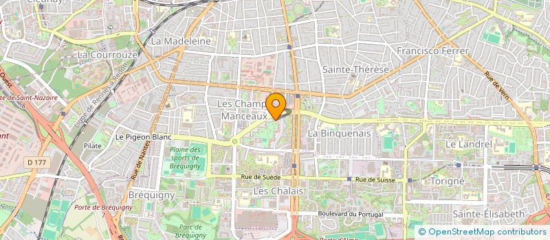 localisation de l'entreprise MADAME BIJOUX MODI DEMBO  RENNES