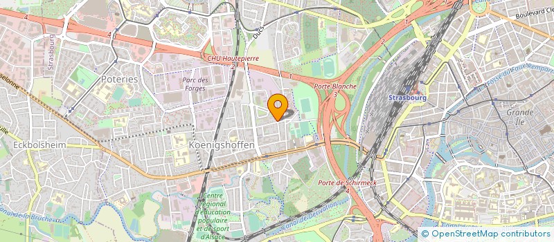 localisation de l'entreprise MADAME BILGIN KARAGOZ à STRASBOURG
