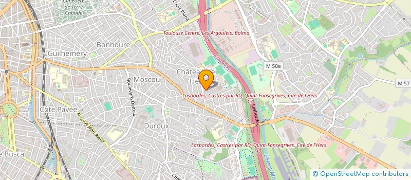 localisation de l'entreprise MADAME BILITIS JOUVIN à TOULOUSE