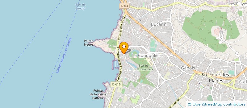 localisation de l'entreprise MADAME BILITIS TALAGRAND à SIX-FOURS-LES-PLAGES