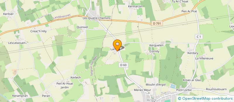 localisation de l'entreprise MADAME BILLIE TRILLOT  CROZON