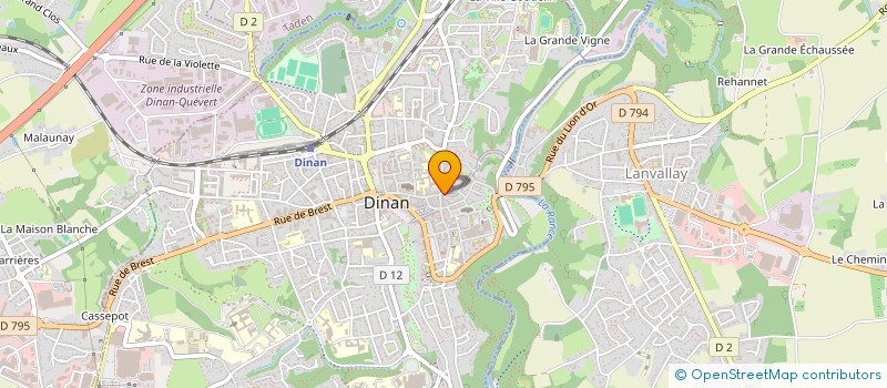 localisation de l'entreprise MADAME BILLIE TURNER WHITEHEAD  DINAN