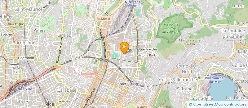 localisation de l'entreprise MADAME BILLY HARRIET SMITH à NICE