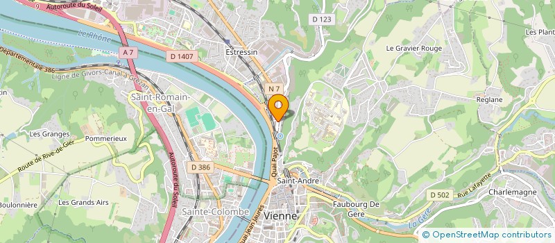 localisation de l'entreprise MADAME BILUMBU KAMUANYA  VIENNE