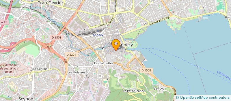 localisation de l'entreprise MADAME BILYANA BONCHEVA à ANNECY