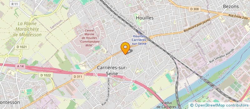 localisation de l'entreprise MADAME BIN WU à CARRIERES-SUR-SEINE