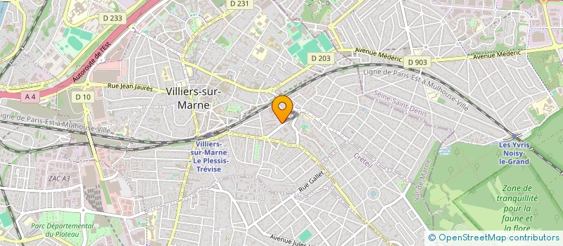 localisation de l'entreprise MADAME BINATA DIABIRA à VILLIERS-SUR-MARNE