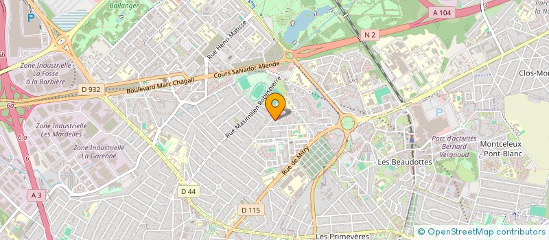 localisation de l'entreprise MADAME BINDER KAUR à AULNAY-SOUS-BOIS