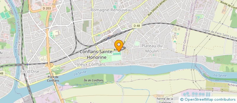 localisation de l'entreprise MADAME BINETA DIOUF  CONFLANS-SAINTE-HONORINE